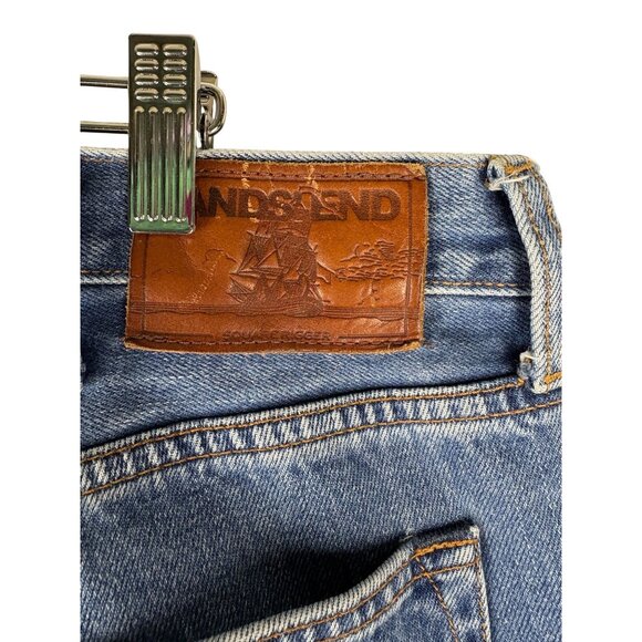 VTG Coastal Fisherman Preppy Lands' End Square Rigger Relax Fit Jeans, Men's 36 - Picture 6 of 9